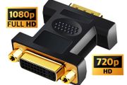 Cabletime DVI (Female) to VGA (Male) Gold-Plated Converter Adapter (Brand New/Warranty)