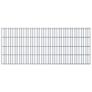 2D Gabion Fence Galvanised Steel 2.008x0.83 m 2 m (Total Length) Grey Image 6