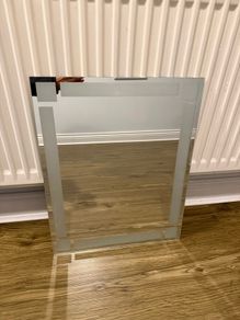Wall mirror, 40.5 cm x 50.5 cm