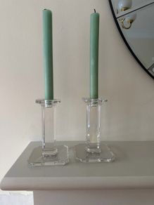Jasper Conran / Waterford crystal candle stick holders