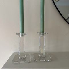 Jasper Conran / Waterford crystal candle stick holders