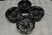 19" Motion R VS8 Alloy wheels Ford Transit Custom Van centre bore 74.5 6x120 Gloss Black