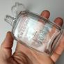 377 - Set of 2 Vintage Collectible Decorative Clear Glass Cussons Bottles Image 5