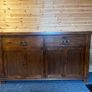 Solid oak home cabinet Image 4