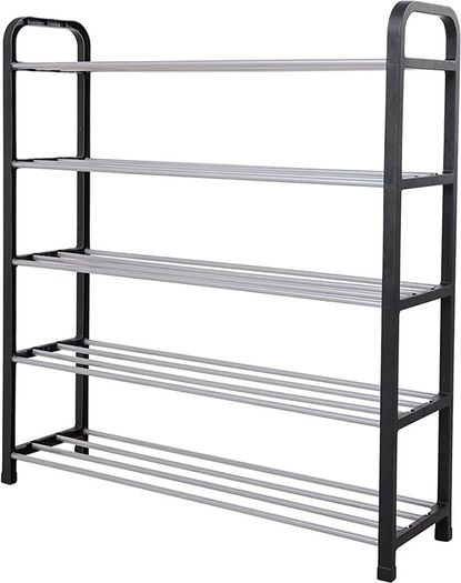 5 Tier Shoe Rack Organiser, Heavy duty storage unit, Quick Assembly No Tools Required, Holds upto 15-20 pairs (FREE POSTAGE)