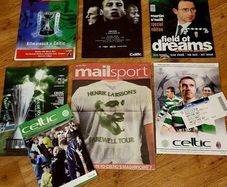 Celtic FC O'Neill & Larsson Era Memorabilia Bundle