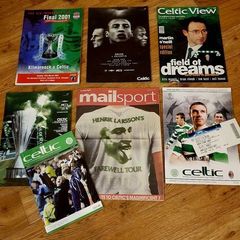 Celtic FC O'Neill & Larsson Era Memorabilia Bundle