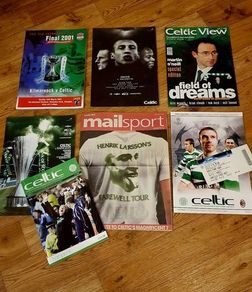 Celtic FC O'Neill & Larsson Era Memorabilia Bundle
