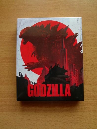 Godzilla (2014) 3D & Blu Ray Steelbook (RARE)