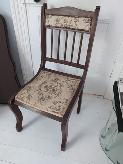 antique bedside chair