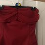 Beautiful red strapless silk dress Image 2