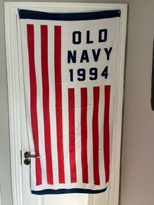Vintage Old Navy US themed flag beach towel