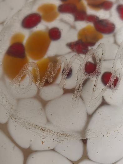 Lovely Vintage MCM Mdina Glass Long Stem Vase, Bulbous Base