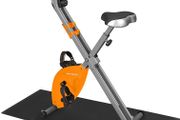 _X Bike, Exercise Bike, Fitness Bike, Foldable Fitness Bike, 8 Magnetic Resistance Settings, Floor Mat, Pulse Measurement, Mobile Phone Holder, Load Capacity 100 kg