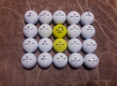 20 Wilson Staff Dx2/Duosoft Golf balls mix