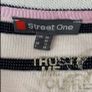 dress striped cream & navy dress size 12 street one brand Image 9