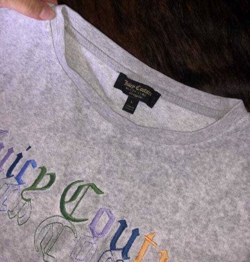 Juicy Couture velour top size L