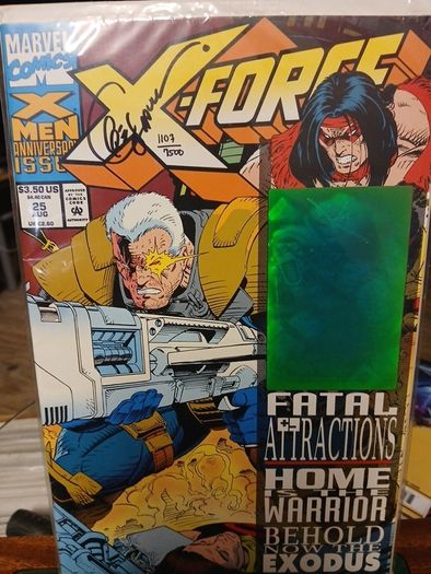 X-Force #25 signed by Greg Capullo w/COA