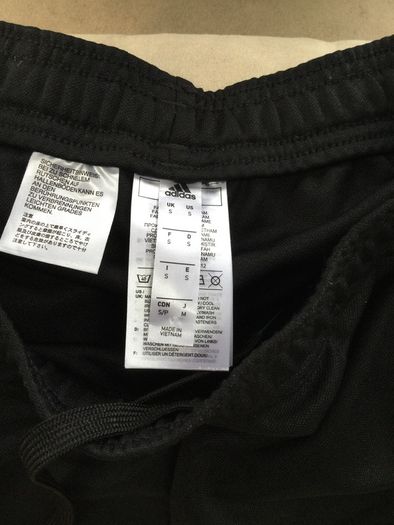 Adidas mens black bottoms  small s