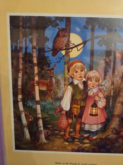 Babes in the Woods by Carol Lawson Framed