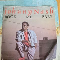 Johnny Nash Rock Me Baby 7 inch