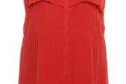 red sleeveless dress