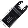 50 Pcs Multi Tool Blades, Multitool Blades for Wood & Metal, Oscillating Multitool Quick Release Saw Blades Compatible with Bosch, DeWalt, Makita, Dremel and more Image 4