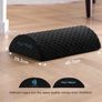 Ergonomic Desk Foot Rest, Foot Stool, Foot Rest Under Desk with Velvet & Mesh Covers, Suitable for Travel in Home Office Image 6