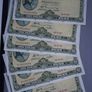 Ireland 1972 Lady Lavery 1 Pound Banknotes Uncirculated x6 Crisp Consecutive Numbers Image 2