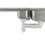 Stainless Steel Kitchen Sink Basin & Victoria Tap, Reversible, 105cm x 18cm x 50cm Image 7