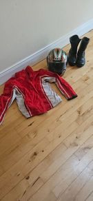 Helmet boots and jacket