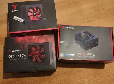 Tempest 650W / 750W Power Supply PSU with PCIe connectors