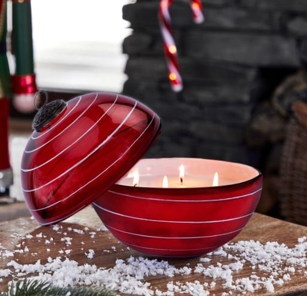 Large Bauble Candle