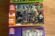3D Jigsaws and pairs game