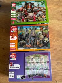 3D Jigsaws and pairs game