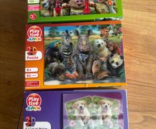 3D Jigsaws and pairs game
