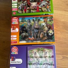 3D Jigsaws and pairs game