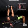 Adjustable Weight Bench for Bench Press, MAX Foldable Weight Bench with Bench Press Stand/Extended Head for Home Gym/Full Body Workout 90 Degree Workout Bench User 6'56'' Image 4