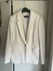 Cream M&S jacket blazer size 12