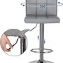 2 x New Black lift bar chair, kitchen, breakfast stools - FREE Delivery Image 2