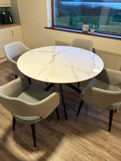 Modern Marble Finish Dining table from Home Sweet Home