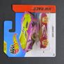 Hot Wheels Nerve Hammer Pink And Yellow Hot Wheels 2014 Mattel Diecast HW Race 176/250 Brand New Factory Sealed Image 2