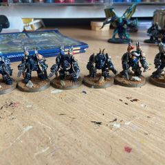 Warhammer 40k Chaos Terminators x 6 metal