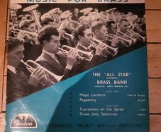 Music For Brass The All Star Concert Brass Band 7 inch EP Paxton