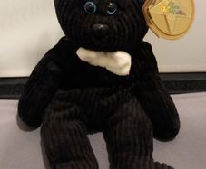 Vintage beanie bear, Collecticritters "Frankie"