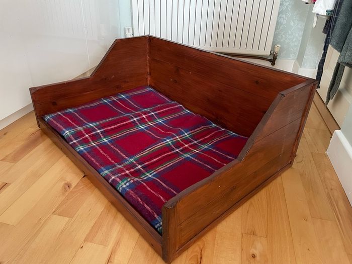 Wooden Dog Bed Handmade
