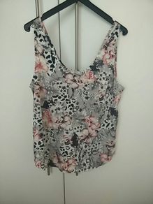 Only Pink Floral and Grey top