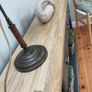 Reworked console table with oak top Image 6