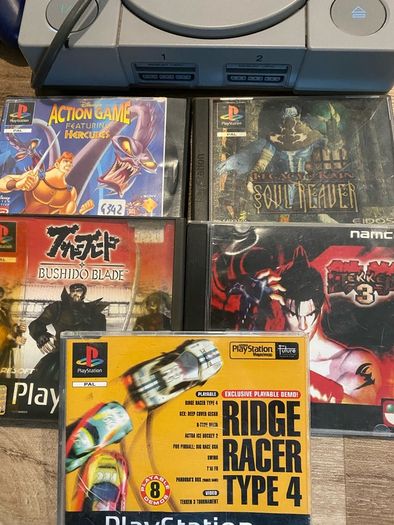PS console and games 7502