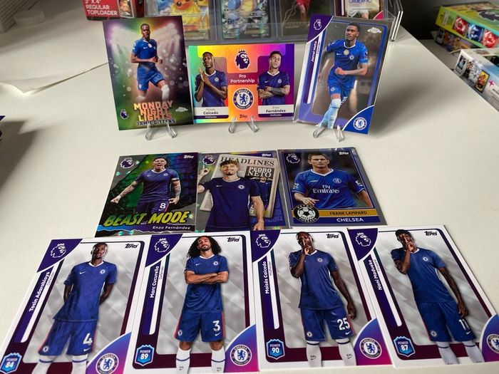 2025/2026 Topps Chrome and premiere league topps cards
